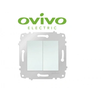 ÇOK SATAN Beyaz Komutatör Anahtar Çerçevesiz Grano - Priz ve Anahtar İçin Uyumlu Çerçeve