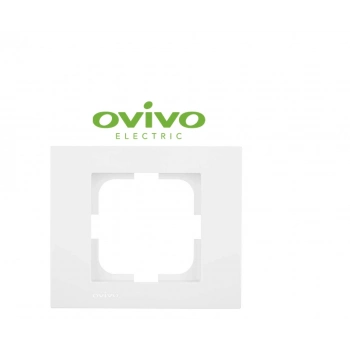 ÇOK SATAN Beyaz Tekli Çerçeve Grano - Priz ve Anahtar İçin Uyumlu Çerçeve