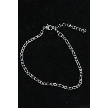 ÇOK SATAN BFS 316L Çelik Figaro Model Gümüş Renk Erkek Bileklik