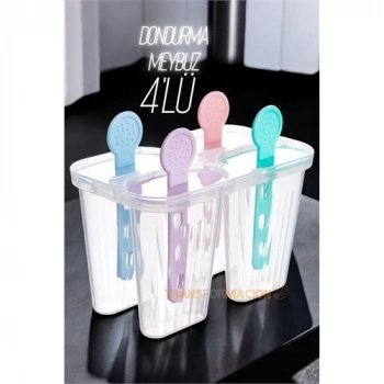 ÇOK SATAN BFS  4 lü Dondurma Kalıbı Meybuz Kalıbı