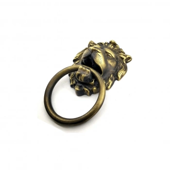 ÇOK SATAN BFS Antika Tarz Dekoratif Pirinç  Kapı Tokmağı, Taktak - 102x130 Mm, Antik