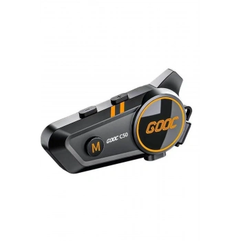 ÇOK SATAN BFS C50 Motosiklet Intercom Kask Kulaklık 1500 Mah Rgb Işıklı Bluetooth Kulaklık Ip67