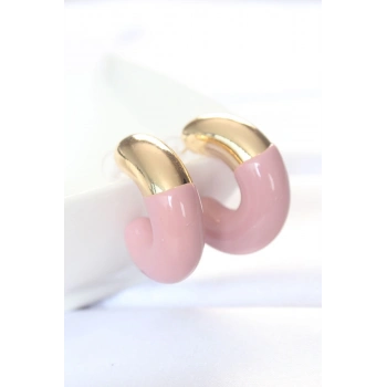 ÇOK SATAN BFS CCB Gül Kurusu Gold Çift Renk Küpe