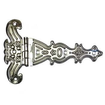 ÇOK SATAN BFS Dekoratif, Sac Tek Kuyruklu Menteşe - 69x102 Mm, Büyük, Nikel, 100 Adet