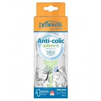 ÇOK SATAN BFS  Dr.Browns Geniş Ağız PP Antikolik Options Biberon  150ml Erkek