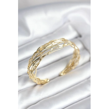 ÇOK SATAN BFS Gold Renk Pirinç Vintage Kadın Bileklik