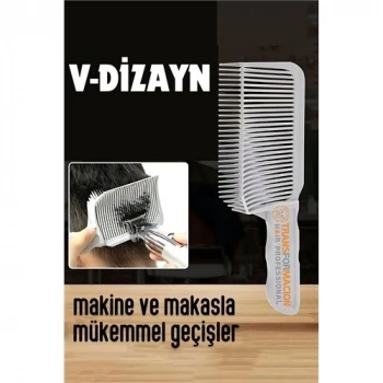 ÇOK SATAN BFS  Kuaför Berber V Dizayn Kavisli Kontur Kesim Tarağı