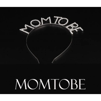 ÇOK SATAN BFS Nessiworld Kristal Taşlı Gümüş Renk Mom to Be Tacı Anne Tacı