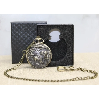 ÇOK SATAN BFS Özel Kutulu Antik Filli Köstekli Saat Alk4676