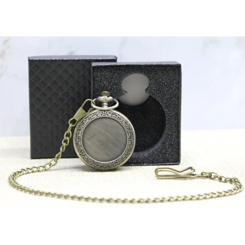 ÇOK SATAN BFS Özel Kutulu Baskıya Uygun Antik Köstekli Saat Alk4669