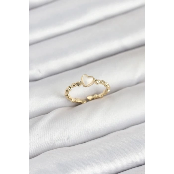 ÇOK SATAN BFS Pirinç Gold Renk Kalpli Model Kadın Yüzük