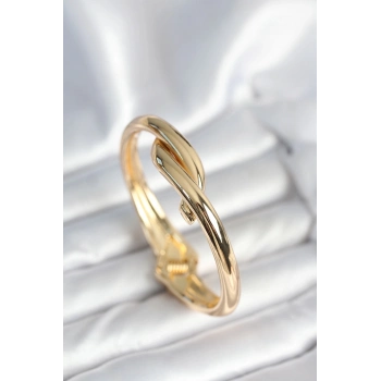 ÇOK SATAN BFS Pirinç Gold Renk Sarmal Model Kelepçe Bileklik