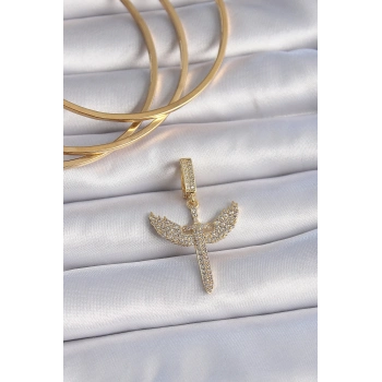 ÇOK SATAN BFS Pirinç Gold Renk Zirkon Taşlı Mikail Model Ajda Charm