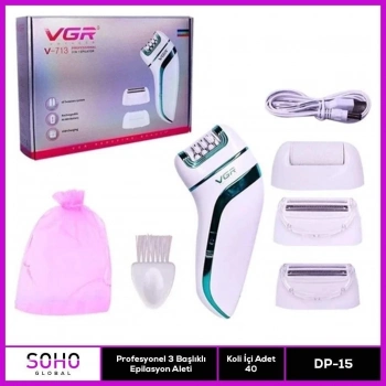 ÇOK SATAN BFS Profesyonel 3 Başlıklı Epilasyon Aleti