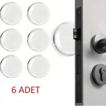 ÇOK SATAN BFS  Şeffaf  Silikon Mobilya ve Kapı Durdurucu Darbe Pedi 6 lı