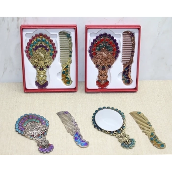 ÇOK SATAN BFS Tavuskuşu Ayna Ve Tarak Seti Küçük Boy Alk4990