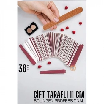 ÇOK SATAN BFS  Tırnak Törpüsü Kullan-At Çift Taraflı 36 ADET Solingen Professional