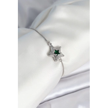 ÇOK SATAN BFS Yıldız Model Asansörlü Gümüş Renk Kadın Bileklik