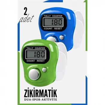 ÇOK SATAN BFS Zikirmatik Dijital Parmak Sayacı Sıfırlanabilir 5 Haneli LCD Ekran 2 ADET