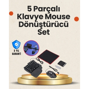 ÇOK SATAN Bluetooth 5.3 Mobil Oyun Klavye Mouse Seti | FPS ve Battle Royale İçin