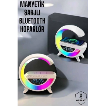 ÇOK SATAN Bluetooth Hoparlör 15W Kablosuz Hızlı Şarj LED Gece Lambası