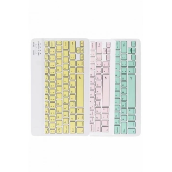 ÇOK SATAN Bluetooth Şarj Edilebilir Mini Q Klavye Kablosuz Taşınabilir