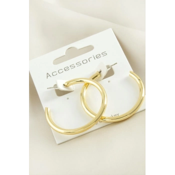 ÇOK SATAN Boru Halka Küpe 3,5 cm