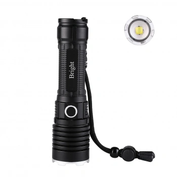 ÇOK SATAN Bright Ght-5761 Xp90 Led 3 Mod Zoomlu Yağmur Suyu Geçirmez Şarjlı El Feneri 26650 Pilli