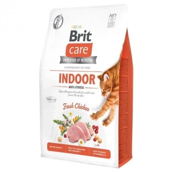 ÇOK SATAN Brit Care Hipoalerjenik İndoor Anti Stress Tavuklu Kedi Maması 2 Kg