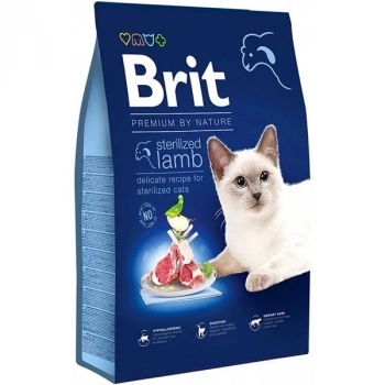 ÇOK SATAN Brit Premium By Nature Sterilised Kuzu Etli Kısırlaştırılmış Yetişkin Kedi Maması 8 Kg