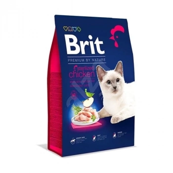 ÇOK SATAN Brit Premium By Nature Sterilised Tavuklu Kısırlaştırılmış Yetişkin Kedi Maması 8 Kg