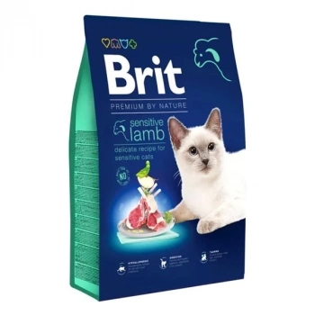 ÇOK SATAN Brit Premium Sensitive Kuzu Etli Yetişkin Kedi Maması 8 Kg