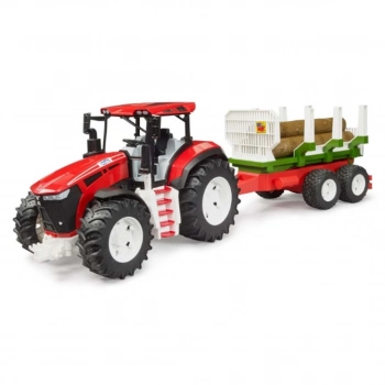 ÇOK SATAN Bruder Kütük Taşıyan Römorklu Traktör 03453