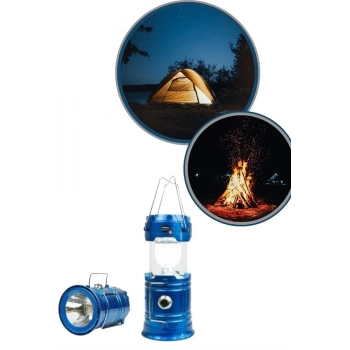 ÇOK SATAN Büyük Boy Güneş Enerjili Kamp Feneri Işıldak Lamba USB Şarjlı