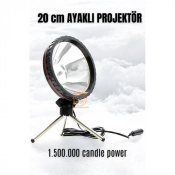 ÇOK SATAN BX 3 Ayaklı El Projektörü 360 Derece Avcı Projektörü Tekne Projektör