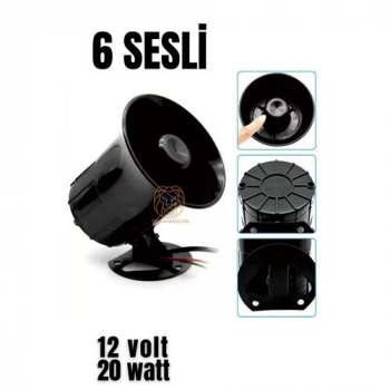 ÇOK SATAN BX Alarm Sireni 6 Değişik Sesli