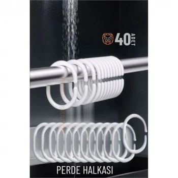 ÇOK SATAN BX Banyo Perde Halkaları 40 ADET