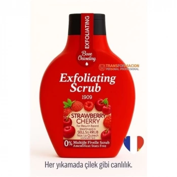 ÇOK SATAN BX Çilek & Kiraz Özlü Peeling Jel Peeling Jel Scrub 500 ml
