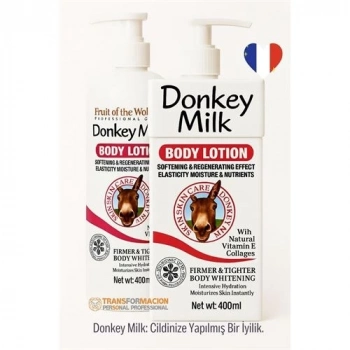 ÇOK SATAN BX Donkey Milk Eşek Sütü Vücut Losyonu & Bakım Kremi 400 ml Nemlendirici Sıkılaştırıcı Işıltı Veren