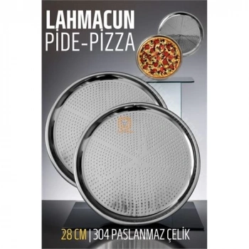 ÇOK SATAN BX Lahmacun Pizza Pide Pişirme Tepsisi 28 CM 2 li SET