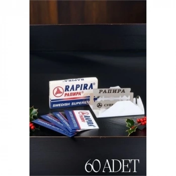 ÇOK SATAN BX Rapira 60 Adet Yaprak Tıraş Jileti