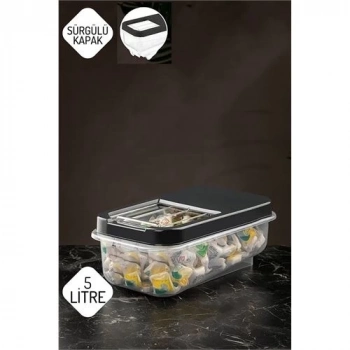 ÇOK SATAN BX Reagan Tablet ve Deterjan Saklama Kutusu 5 lt ANTRASİT