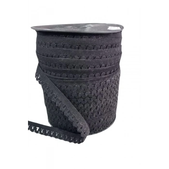 ÇOK SATAN Çamaşır Askısı Şerit en 1 cm Siyah 1 Metre