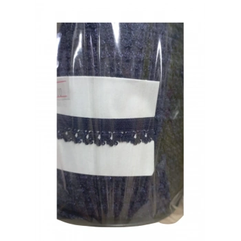 ÇOK SATAN Çamaşır Lastiği Dantelli 1 cm 1 Metre Lacivert