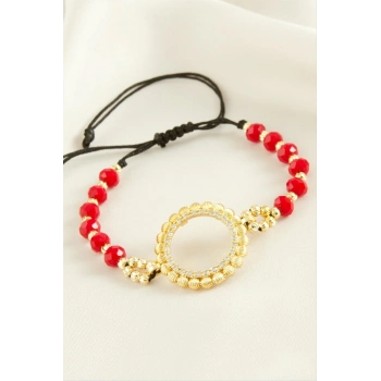 ÇOK SATAN Çeyrek Altın Koyulabilir Kristal Taşlı Bileklik