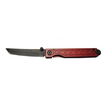 ÇOK SATAN Chris Reeve Pocket Samurai 7425 RD Kırmızı Kamp / Outdoor Çakı 18cm - Manuel, Kemerlikli, Kutulu