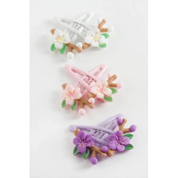 ÇOK SATAN Çiçek Çıtçıtlı Toka 2 Adet