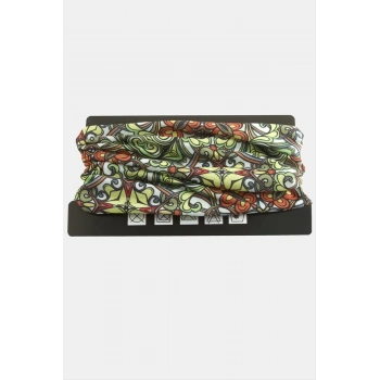 ÇOK SATAN Çiçek Desenli Baff Boyunluk