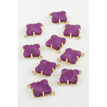 ÇOK SATAN Çiçek Tek Kulp Polyester Bileklik ve Kolye Ucu Aparatı 1 Adet