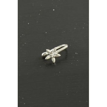 ÇOK SATAN Çiçek Tragus Zirkon Taşlı Piercing 1 Adet